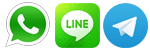 Whatsapp - Line - Telegram